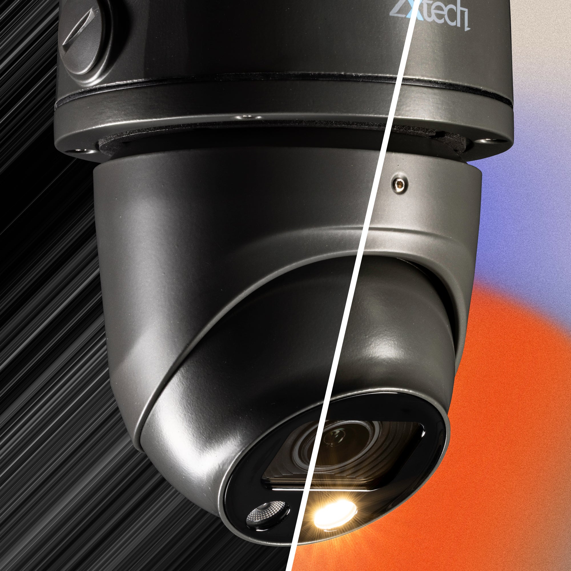 Zxtech Atlas 4K (8MP) – 5× Motorised Zoom PoE CCTV Camera with Audio – Pro Fusion Light