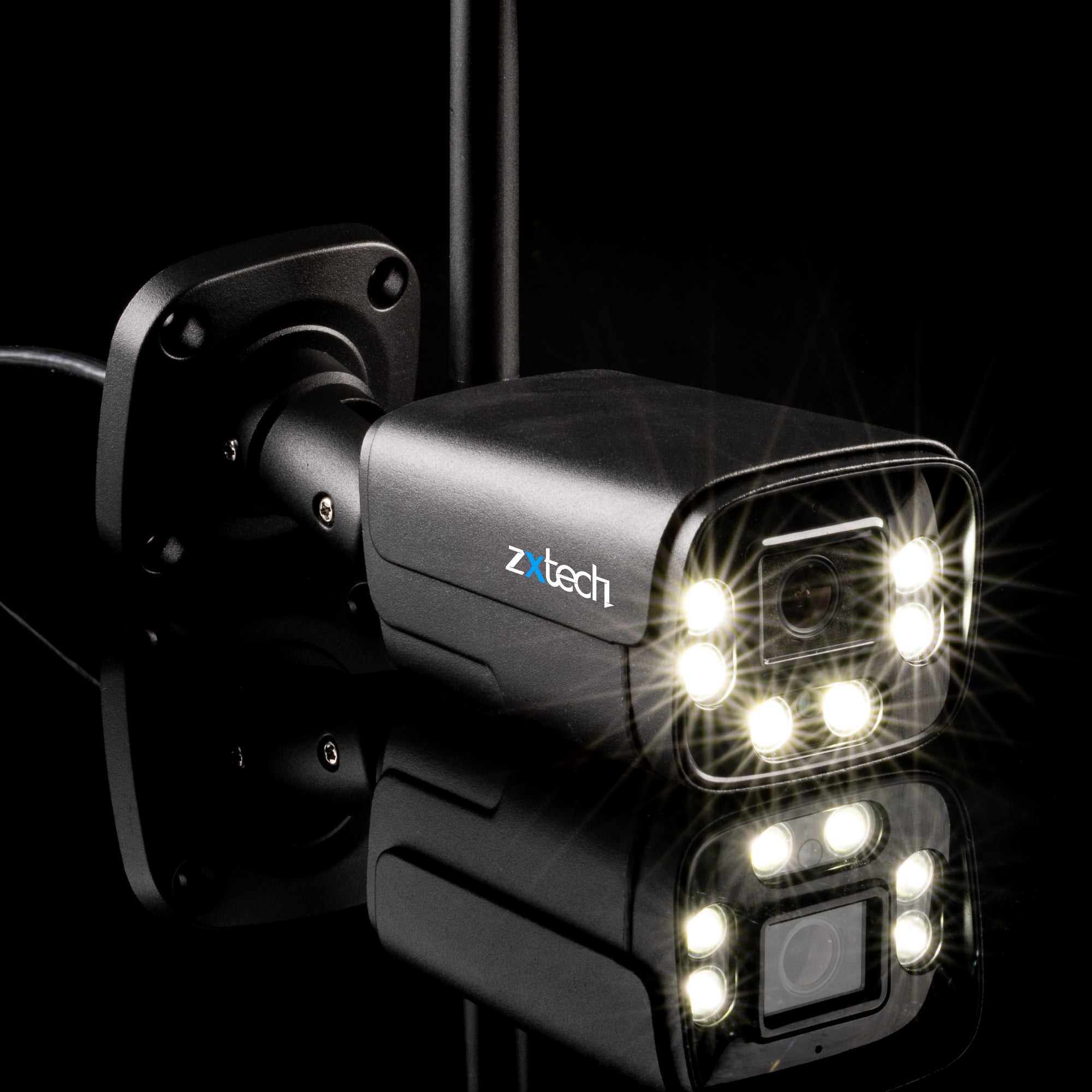 Zxtech 5MP/8MP/4K Wireless CCTV System - 5x WiFi Security Cameras Outdoor 2-Way-Audio Night Vision 9CH Sony Starvis | WF5D9Y