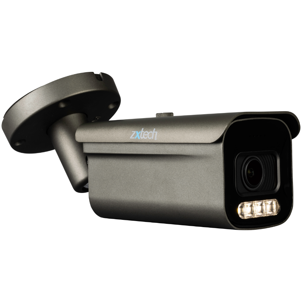 Zxtech Premio 4K (8MP) – 5× Motorised Zoom PoE CCTV Camera – IntenseLED (Enhanced)
