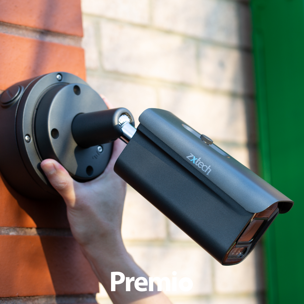 Zxtech Premio 4K (8MP) – 5× Motorised Zoom PoE CCTV Camera – IntenseLED (Enhanced)