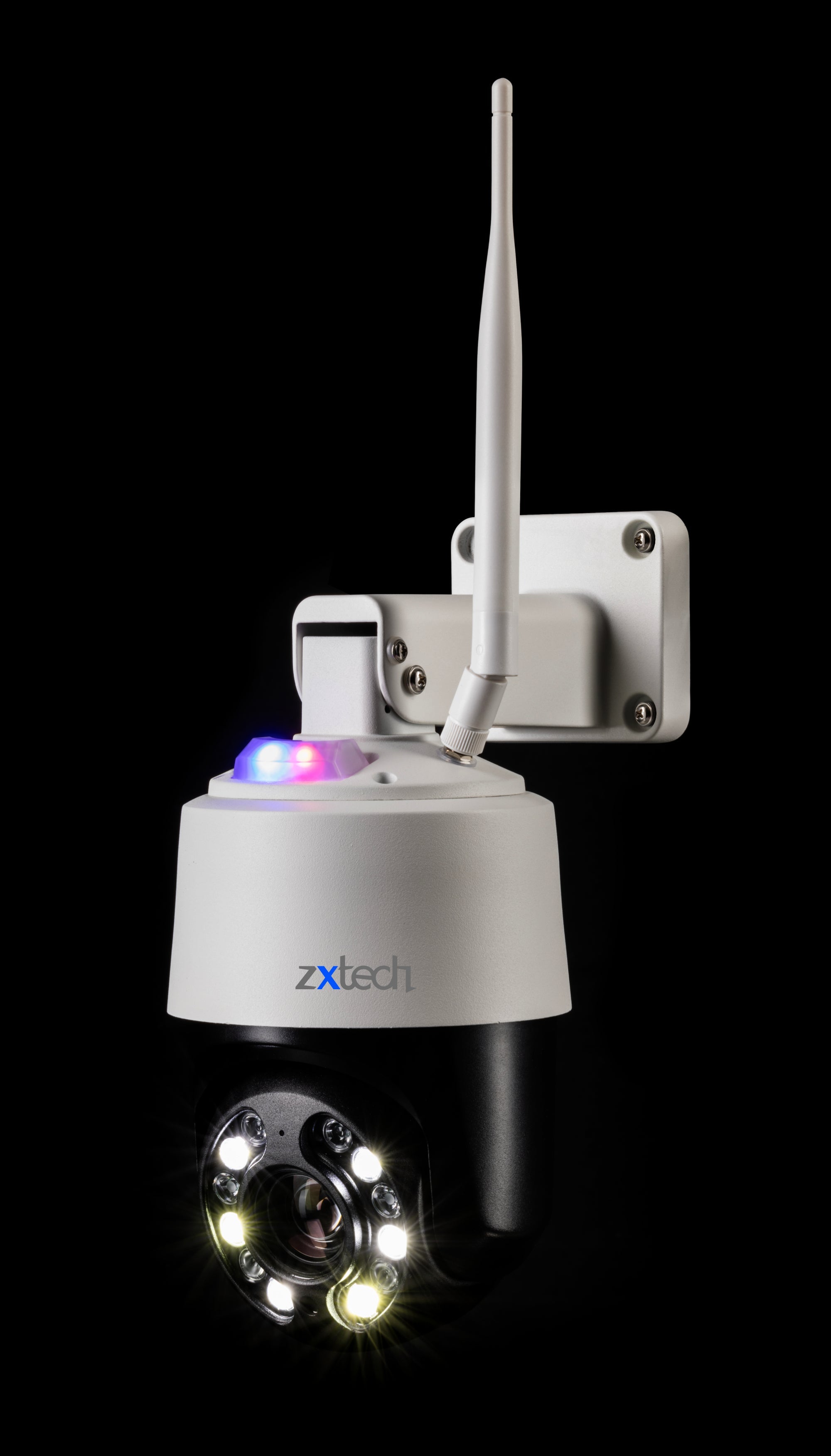 Zxtech PTZ Wireless Security Camera - 4K 10X/5X Optical Zoom Full Colour Night Vision Face Detection Wifi 2-Way Audio SD Indoor/Outdoor