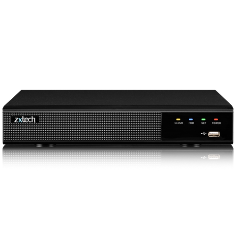 Zxtech Onyx 9 Channel 4-PoE Ports 8MP 4K CCTV High Definition Network Recorder