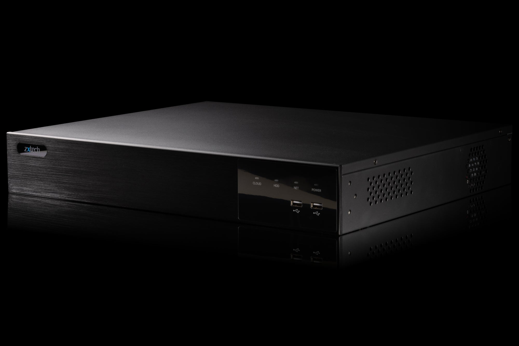 Zxtech Onyx 32CH (24-PoE) 16MP/4K PoE NVR Recorder, 4-Bay 40TB, H.265+, AI Human Detection