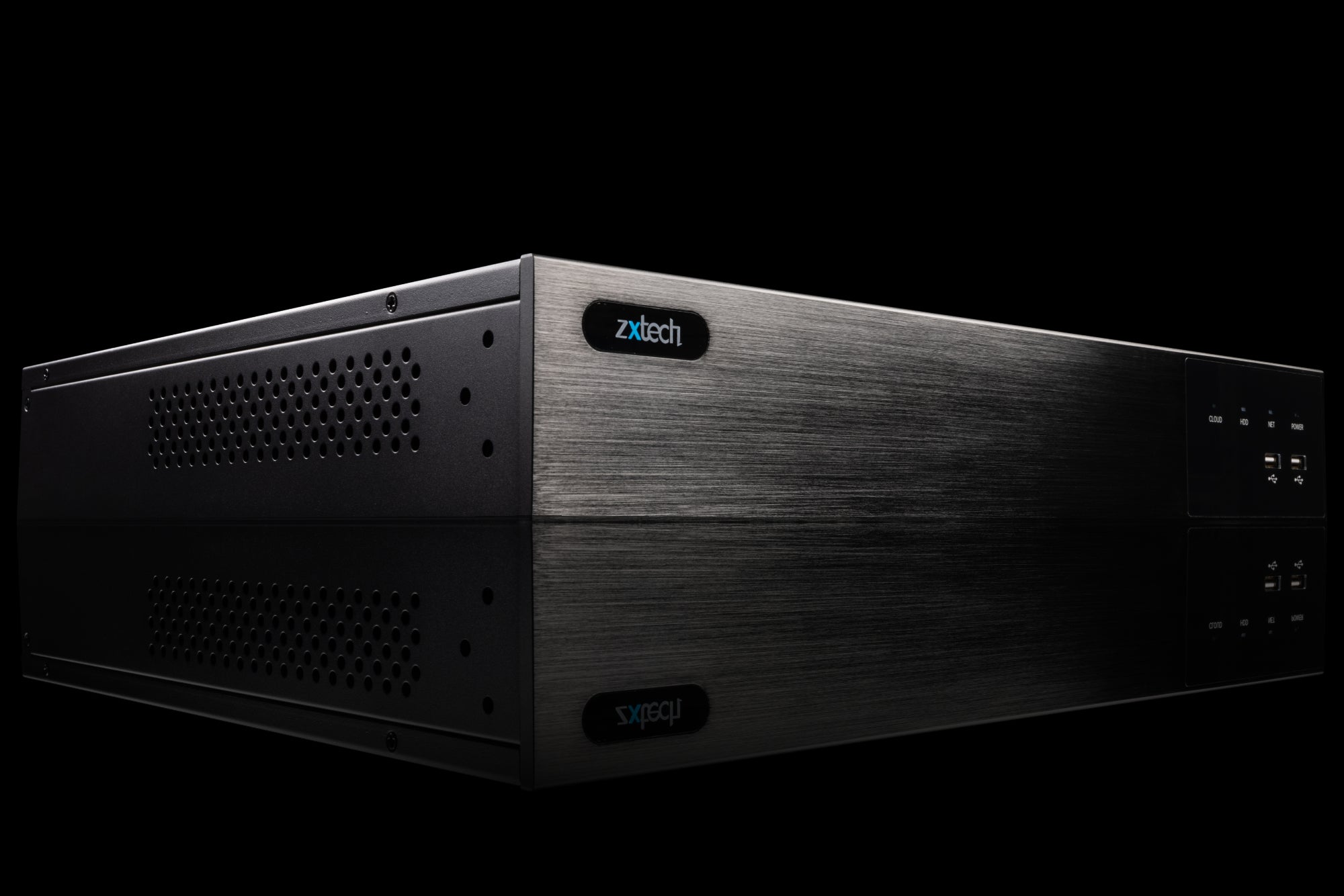 Zxtech Onyx 32CH (24-PoE) 16MP/4K PoE NVR Recorder, 4-Bay 40TB, H.265+, AI Human Detection