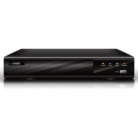 Zxtech Onyx 16 Channel 8-PoE Ports 8MP 4K CCTV High Definition Network Recorder
