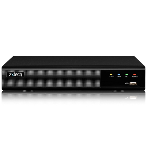 Zxtech Onyx 16 Channel 8-PoE Ports 8MP 4K CCTV High Definition Network Recorder