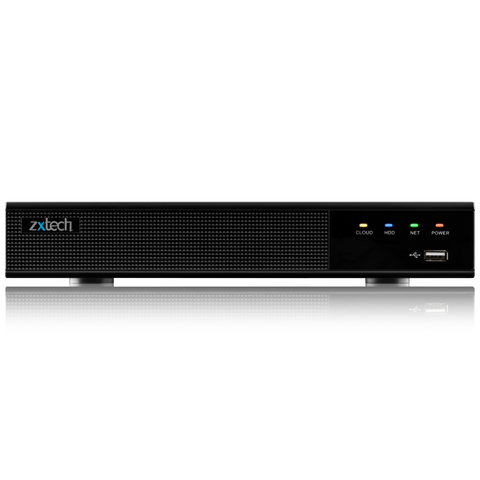Zxtech Onyx 16 Channel 8-PoE Ports 8MP 4K CCTV High Definition Network Recorder