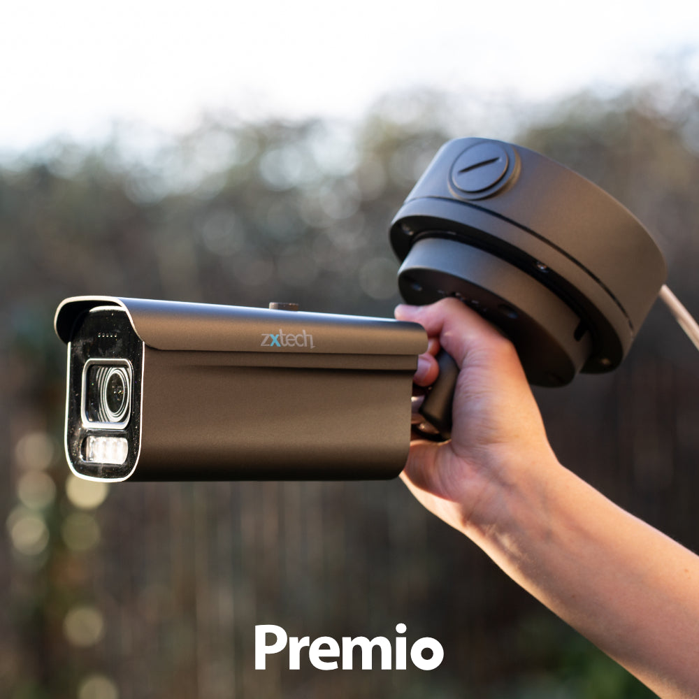 Zxtech Premio 5MP – 5× Motorised Zoom PoE CCTV Camera – Infrared (Enhanced)