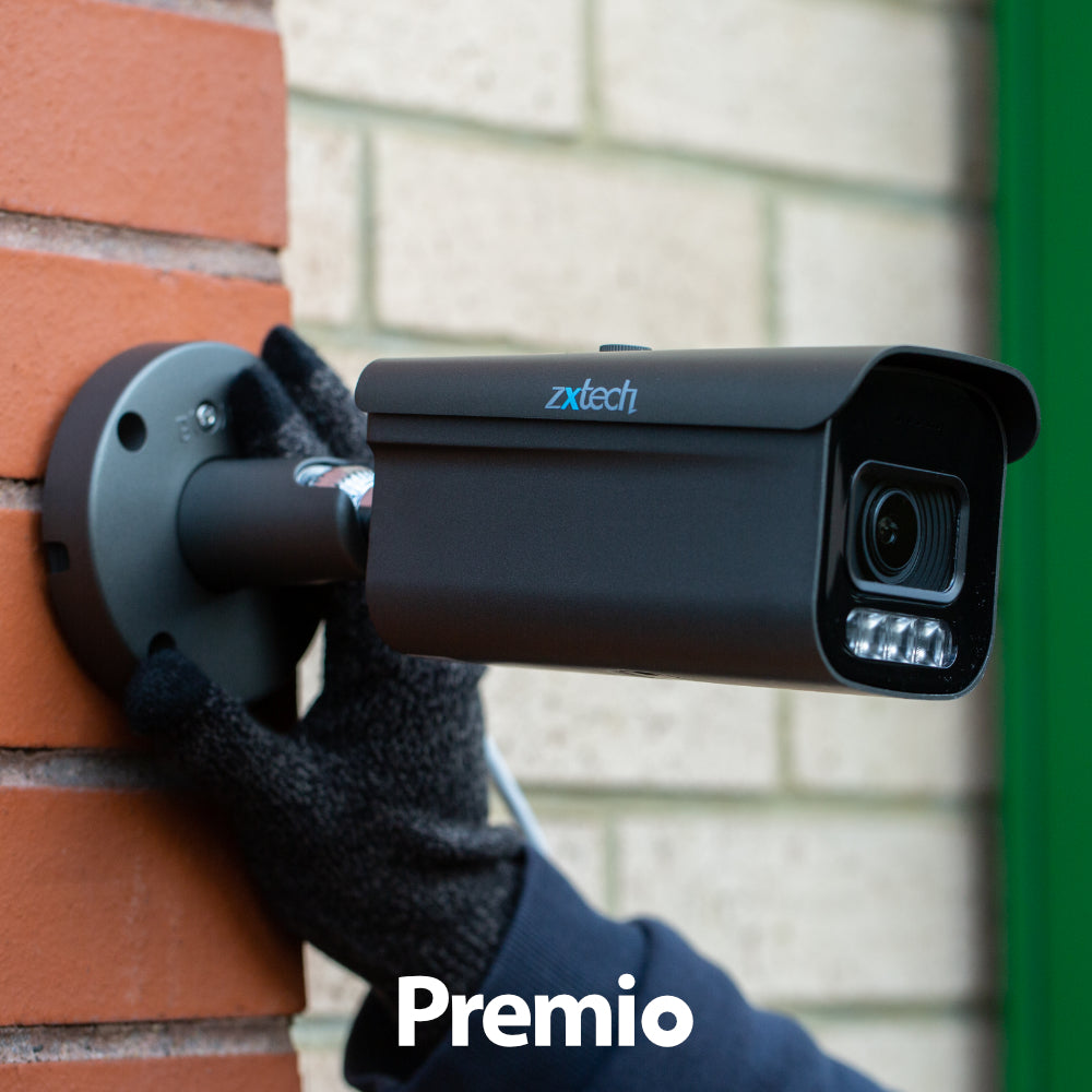 Zxtech Premio 5MP – 5× Motorised Zoom PoE CCTV Camera – Infrared (Enhanced)