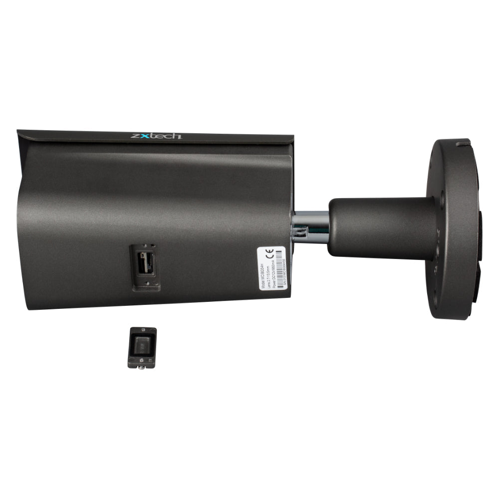 Zxtech Premio 5MP – 5× Motorised Zoom PoE CCTV Camera – Infrared (Enhanced)