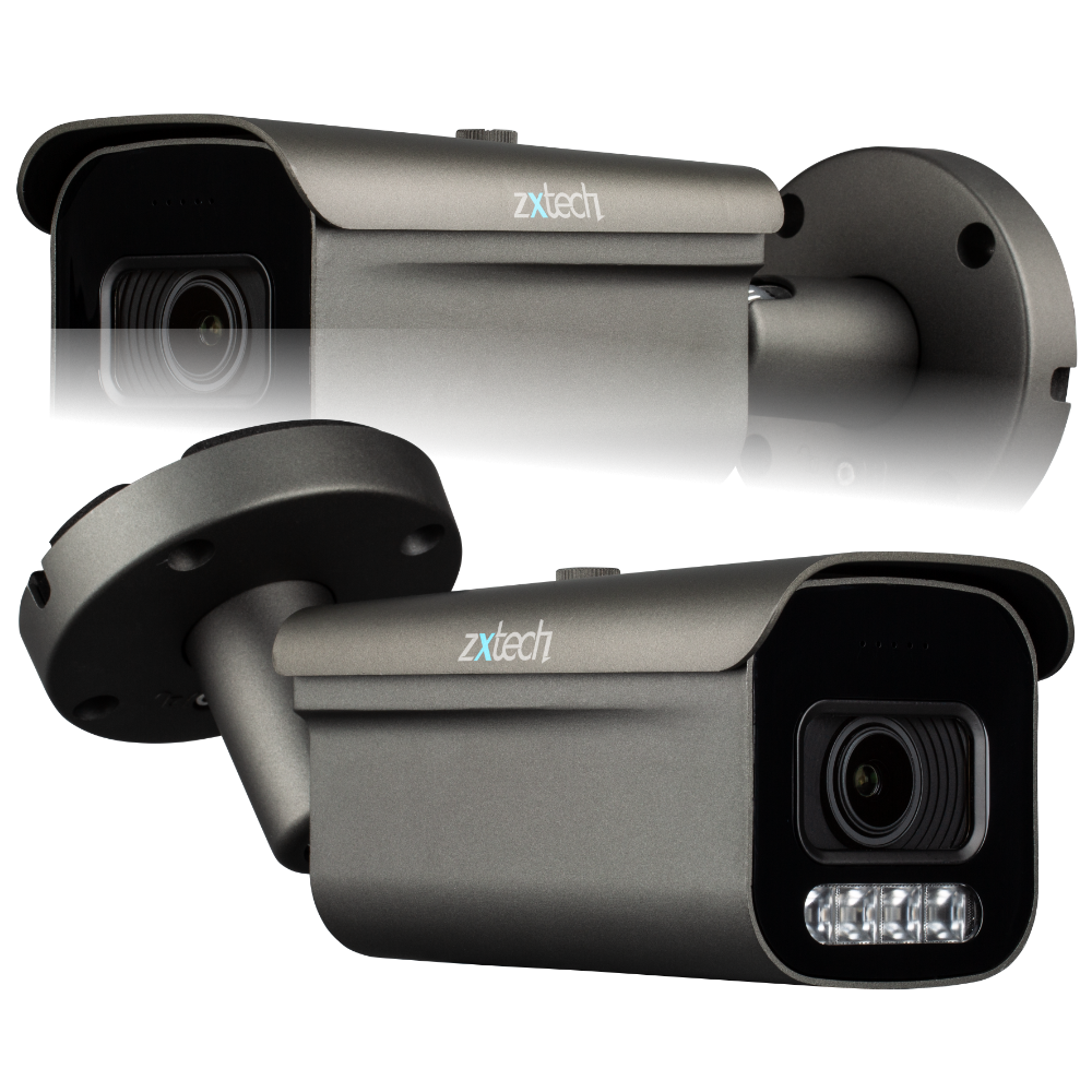 Zxtech Premio 5MP – 5× Motorised Zoom PoE CCTV Camera – Infrared (Enhanced)