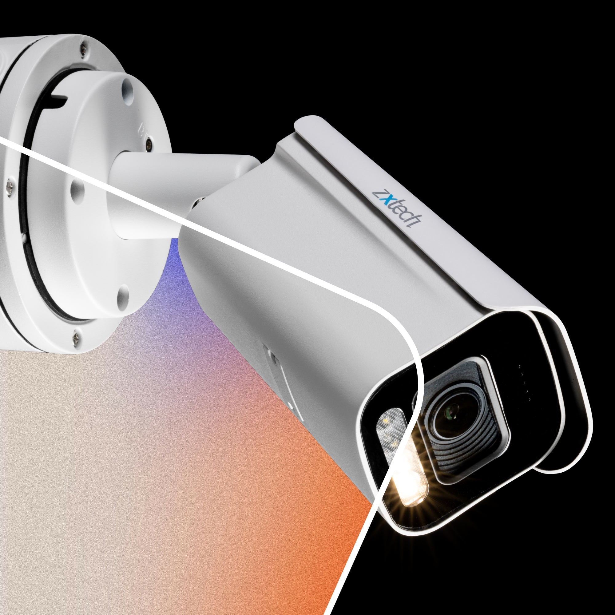 Zxtech Premio 5MP – 5× Motorised Zoom PoE CCTV Camera with Audio – Pro Fusion Light (Enhanced)