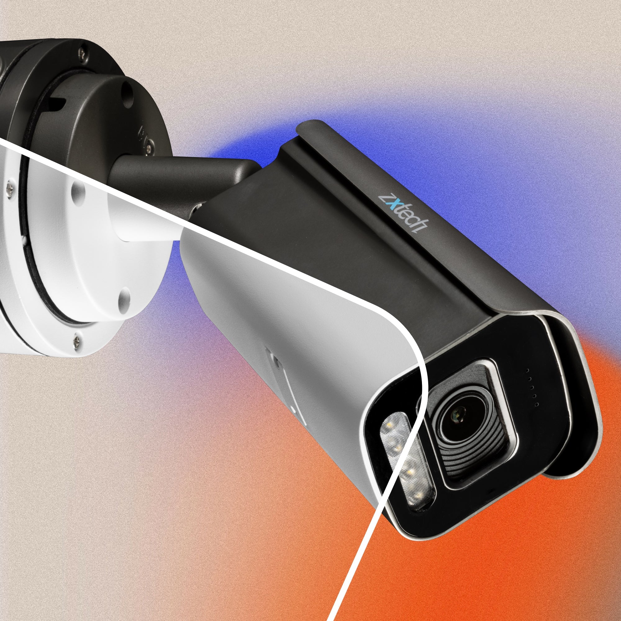 Zxtech Premio 4K (8MP) – 5× Motorised Zoom PoE CCTV Camera with Audio – Pro Fusion Light (Enhanced)