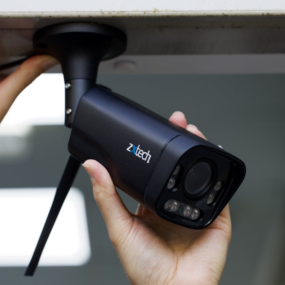 Zxtech 5MP/8MP/4K Wireless CCTV System - 7x WiFi Security Cameras Outdoor 2-Way-Audio Night Vision 9CH Sony Starvis | WF7D9Y