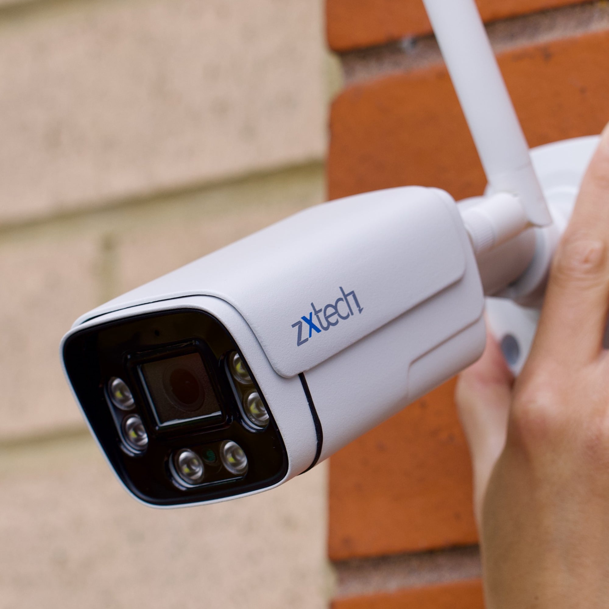 Zxtech 5MP/8MP/4K Wireless CCTV System - 2x WiFi Security Cameras Outdoor 2-Way-Audio Night Vision 9CH Sony Starvis | WF2A9Y