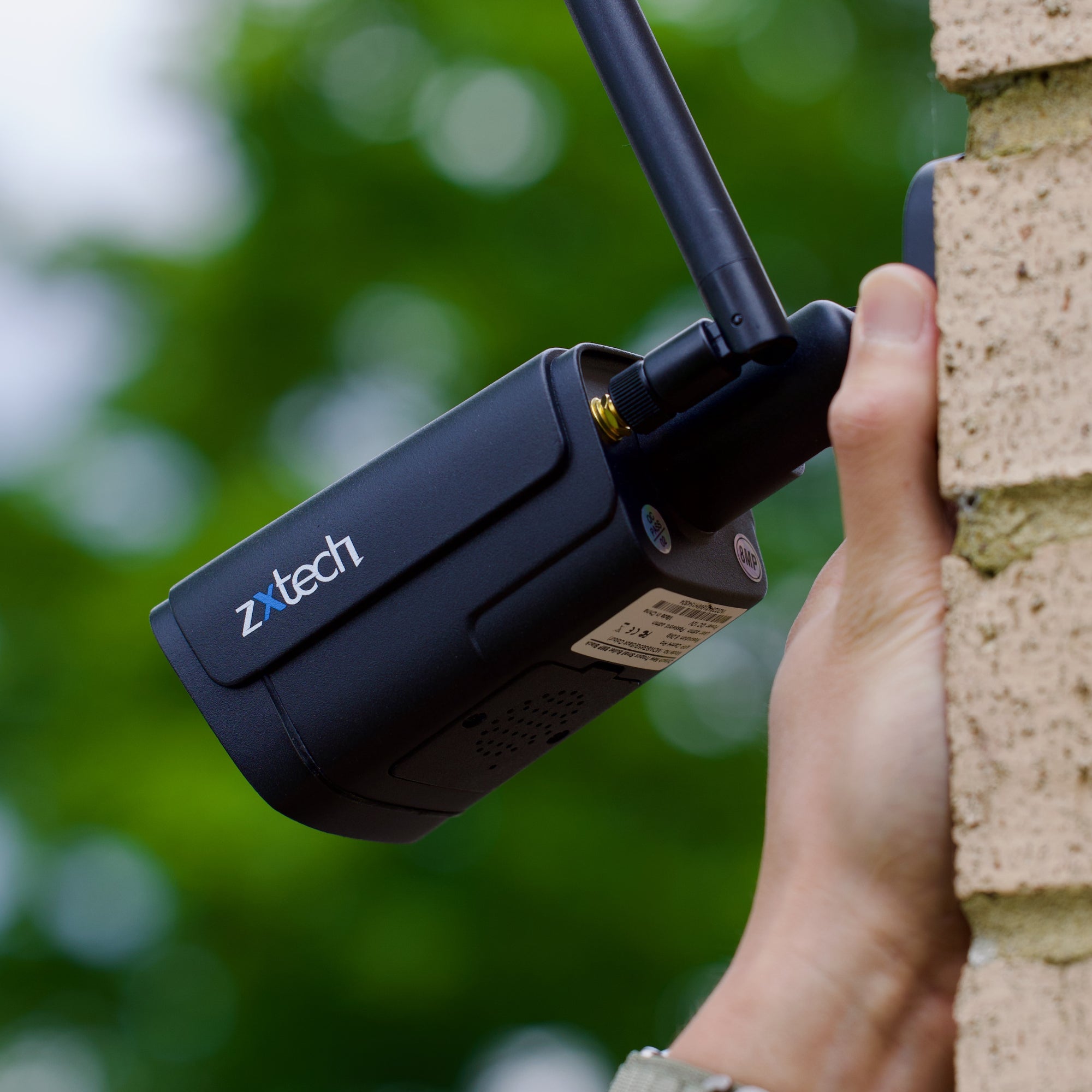 Zxtech 5MP/8MP/4K Wireless CCTV System - 3x WiFi Security Cameras Outdoor 2-Way-Audio Night Vision 9CH Sony Starvis | WF3D9Y