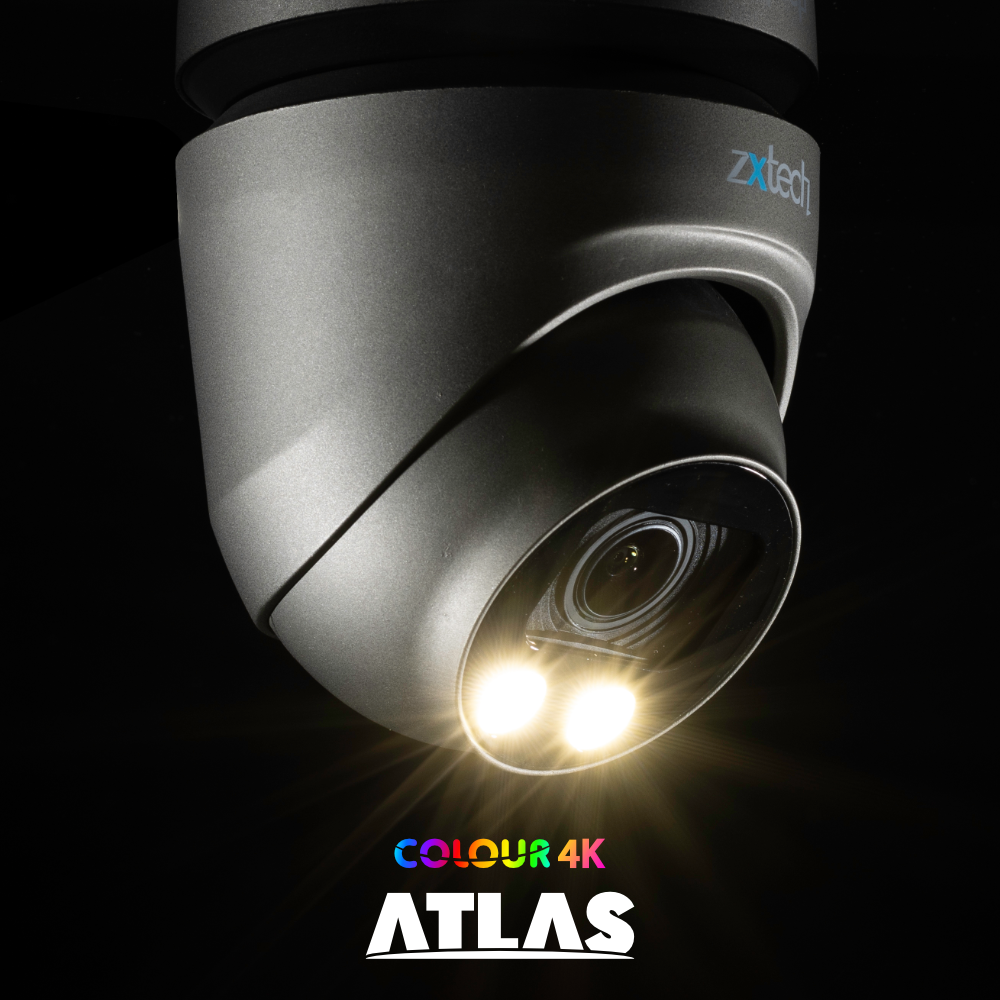 Zxtech Atlas Intense LED AI 4K Face Detection 2.7-13.5mm Auto Zoom PoE IP  CCTV Camera