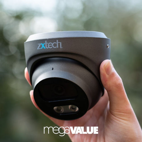 Zxtech MegaValue AI 4K Face Detection Built-in Mic 2.8mm PoE IP Security Camera