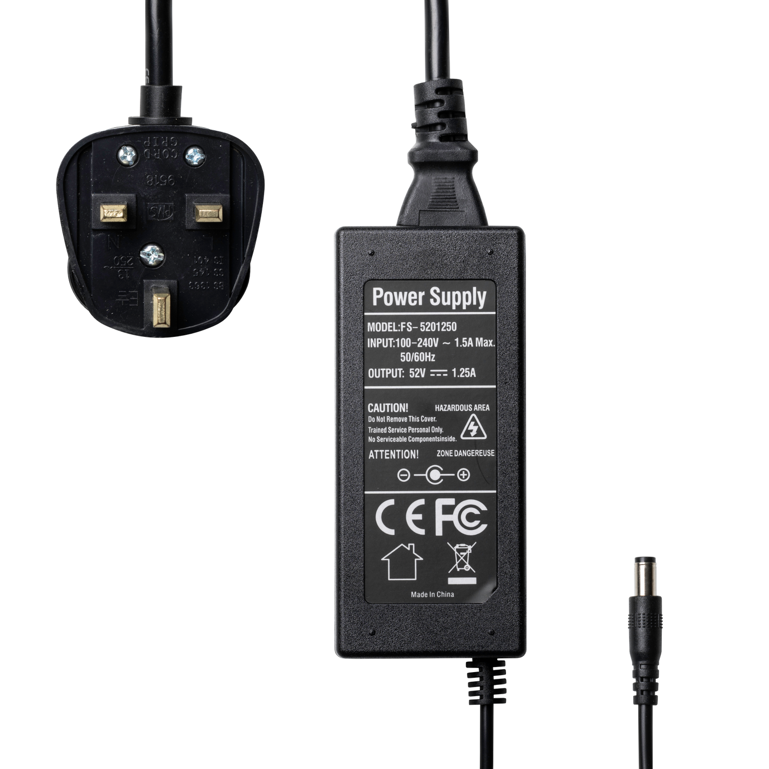 52V PSU for Zxtech PoE NVR Only