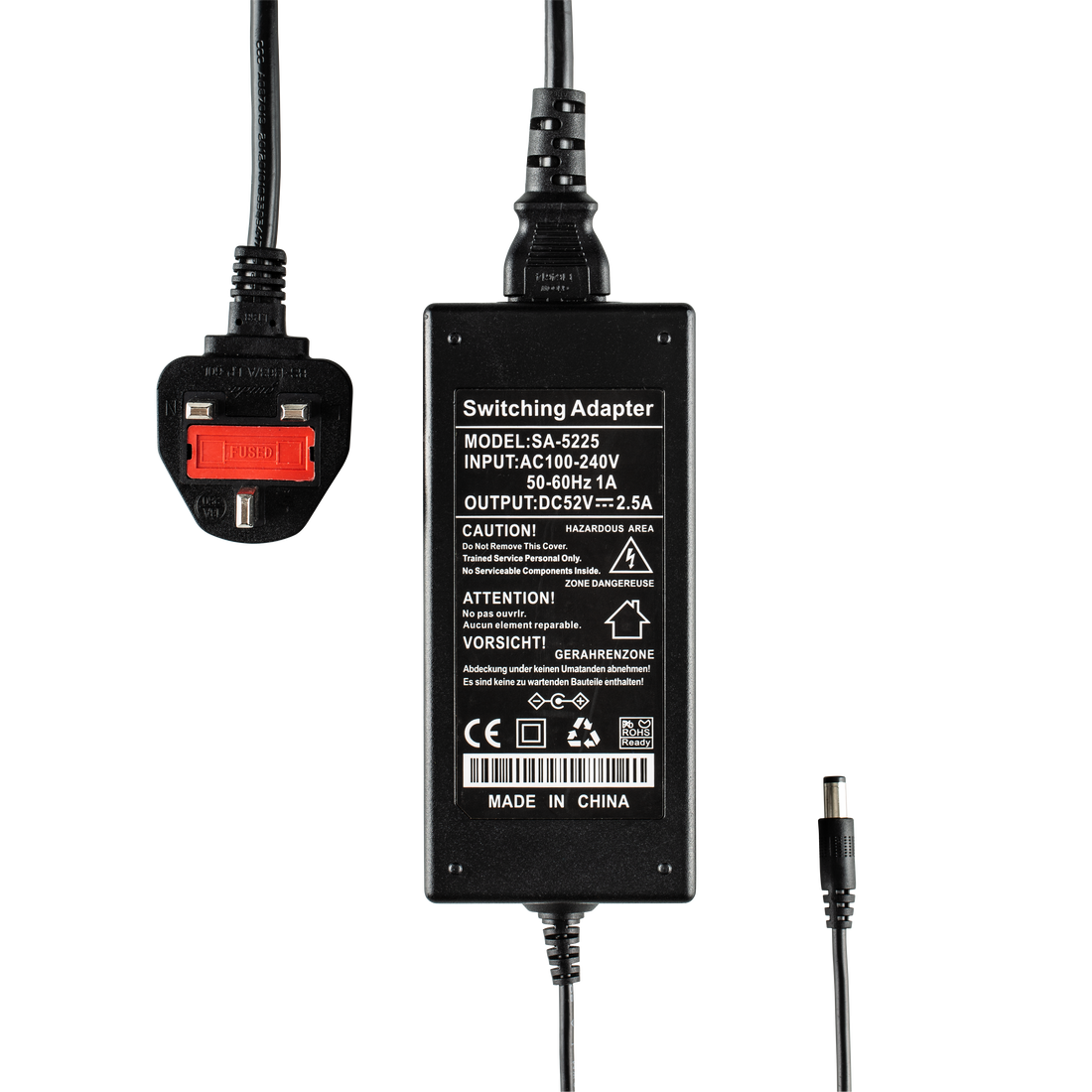 52V PSU for Zxtech PoE NVR Only