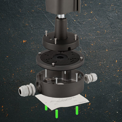 Zxtech Metal CCTV Junction Box Bracket for Atlas &amp; Premio Cameras