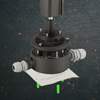 Zxtech Metal CCTV Junction Box Bracket for MegaValue &amp; BabyBullet Cameras