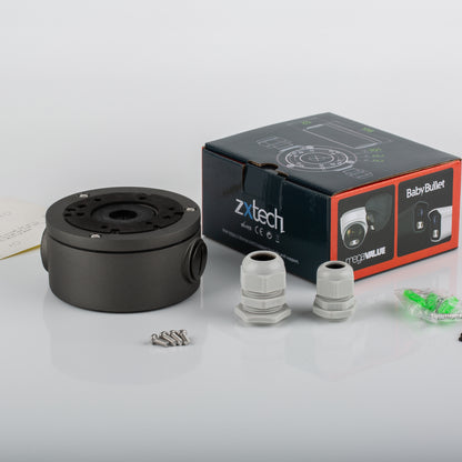 Zxtech Metal CCTV Junction Box Bracket for MegaValue &amp; BabyBullet Cameras