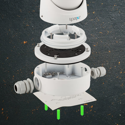 Zxtech Metal CCTV Junction Box Bracket for Atlas &amp; Premio Cameras