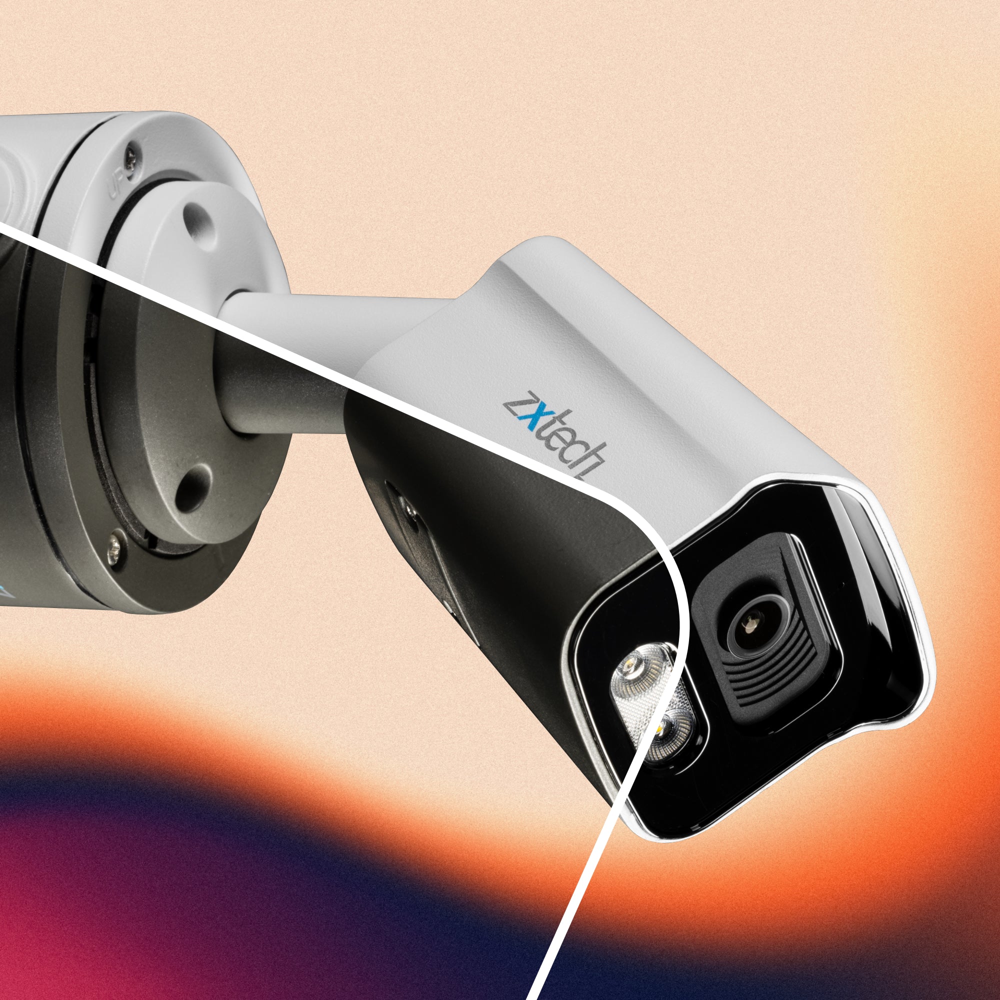 Zxtech BabyBullet 5MP – PoE CCTV Camera with Audio – Pro Fusion Light