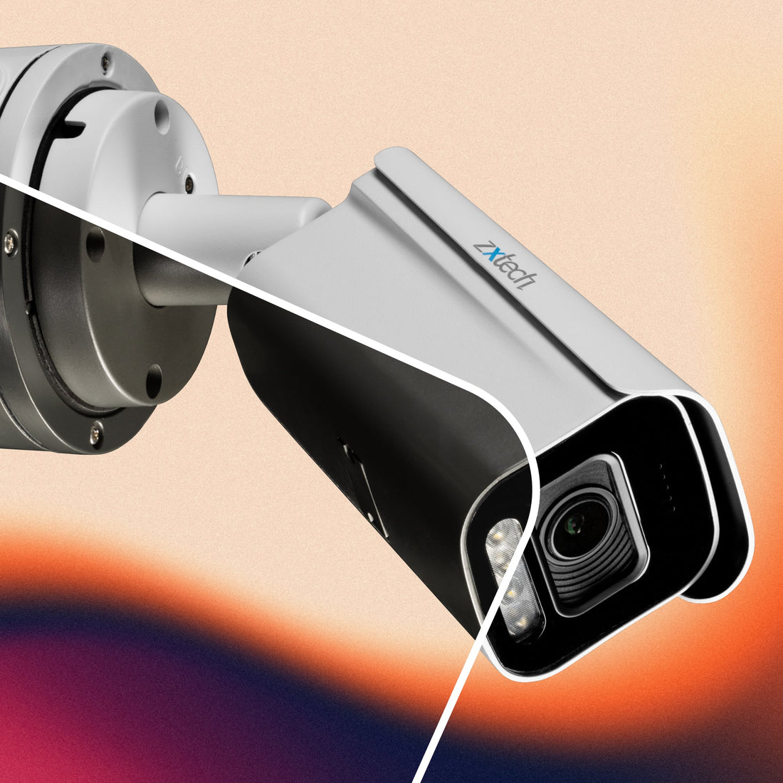 Zxtech 5MP Premio 5× Auto Zoom PoE IP CCTV Camera with Audio | Enhanced Pro Fusion Light