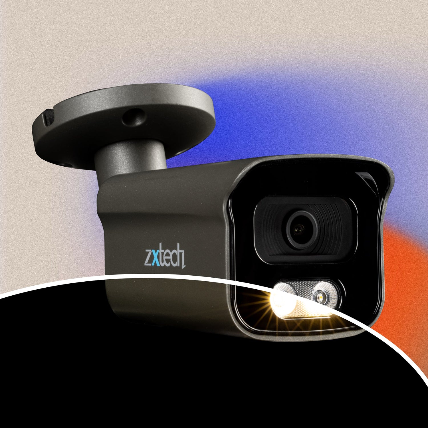 Zxtech BabyBullet 4K (8MP) – PoE CCTV Camera with Audio – Pro Fusion Light