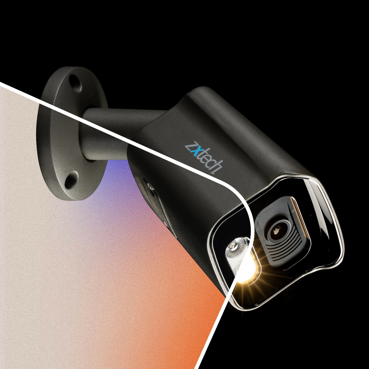 Zxtech BabyBullet 4K (8MP) – PoE CCTV Camera with Audio – Pro Fusion Light