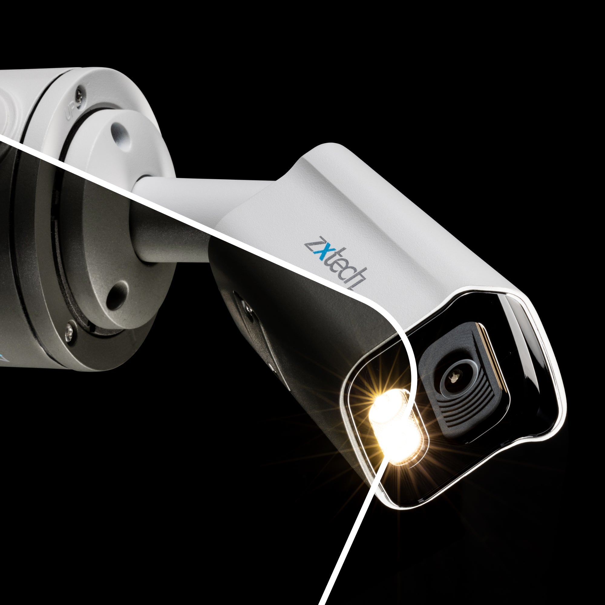 Zxtech BabyBullet 4K (8MP) – PoE CCTV Camera with Audio – Pro Fusion Light