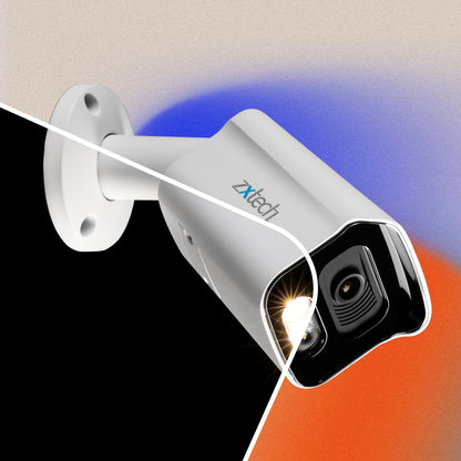 Zxtech BabyBullet 5MP – PoE CCTV Camera with Audio – Pro Fusion Light