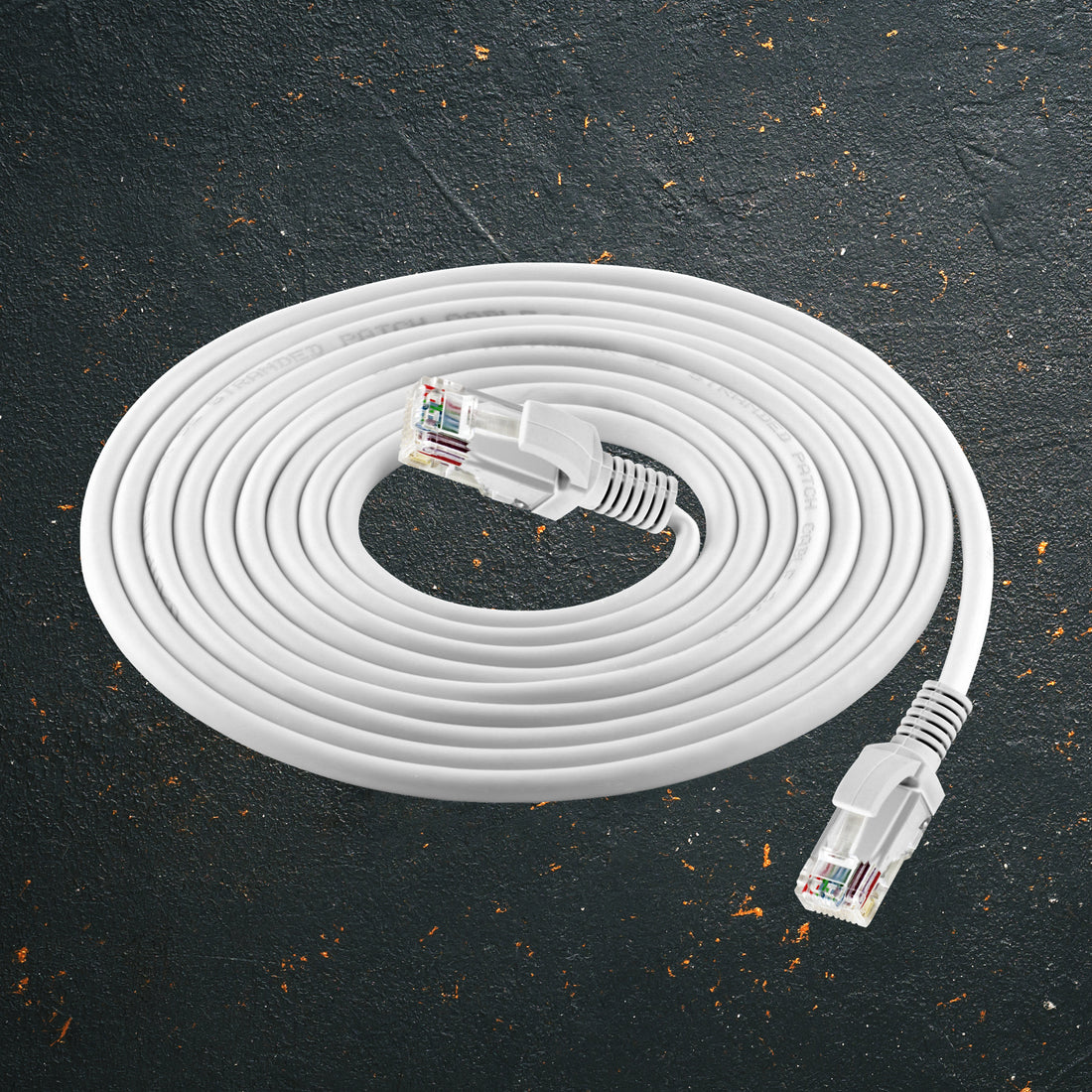 Pre-Made CAT5e RJ45 Ethernet LAN Network Patch Cables | 2m 10m 20m 30m 40m 50m | PoE Compatible