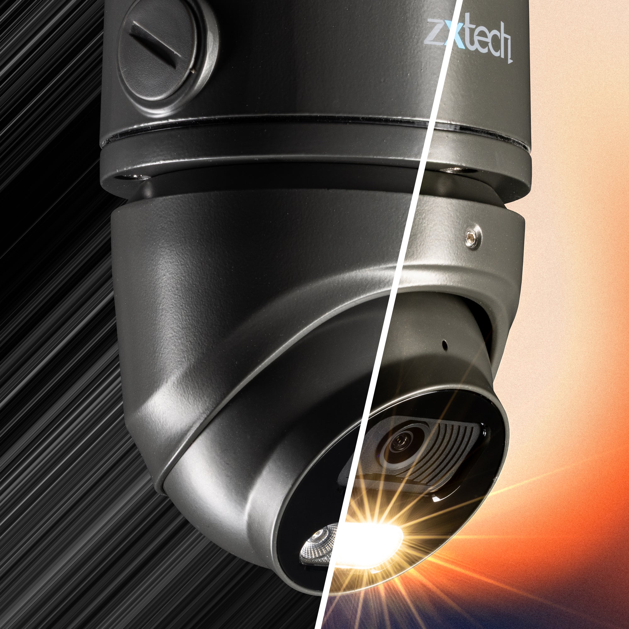 Zxtech MegaValue 5MP – PoE CCTV Camera with Audio – Pro Fusion Light