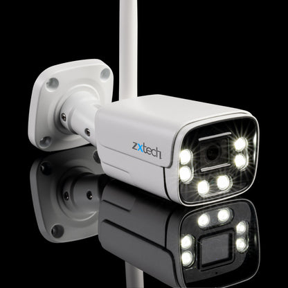 Zxtech 5MP/8MP/4K Wireless CCTV System - 9x WiFi Security Cameras Outdoor 2-Way-Audio Night Vision 9CH Sony Starvis  | WF9A9Y