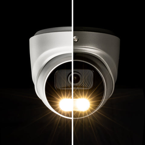 Zxtech 5MP MegaValue PoE IP CCTV Camera with Audio | Pro Fusion Light