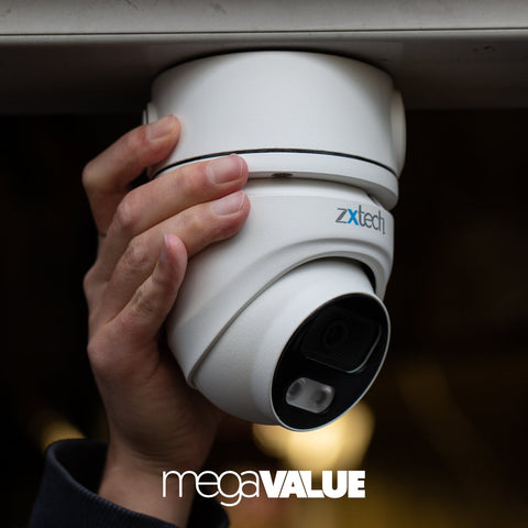 Zxtech Megavalue AI 4K/8MP/5MP Built-in Mic PoE IP Security Camera