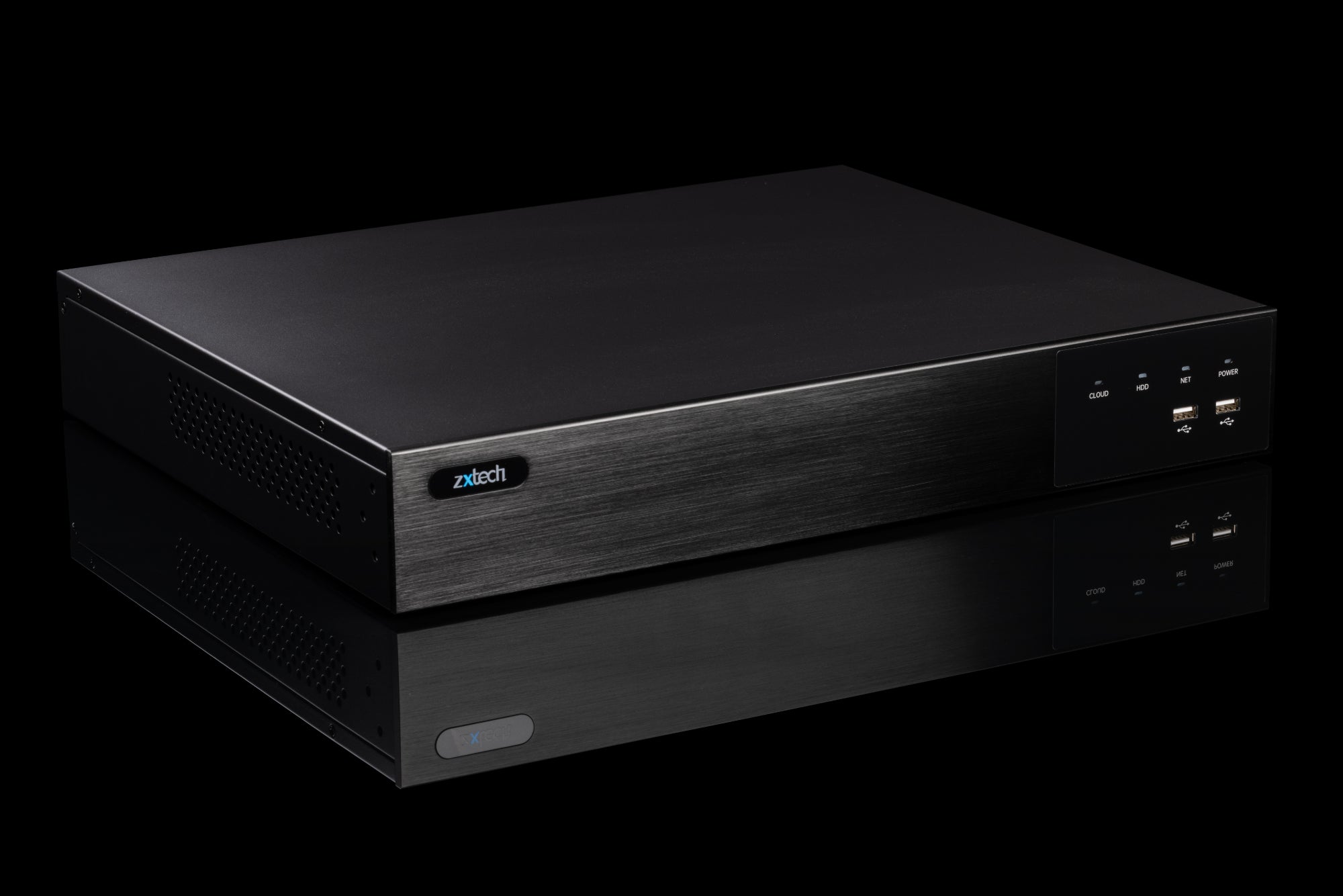 Zxtech Onyx 32CH (24-PoE) 16MP/4K PoE NVR Recorder, 4-Bay 40TB, H.265+, AI Human Detection