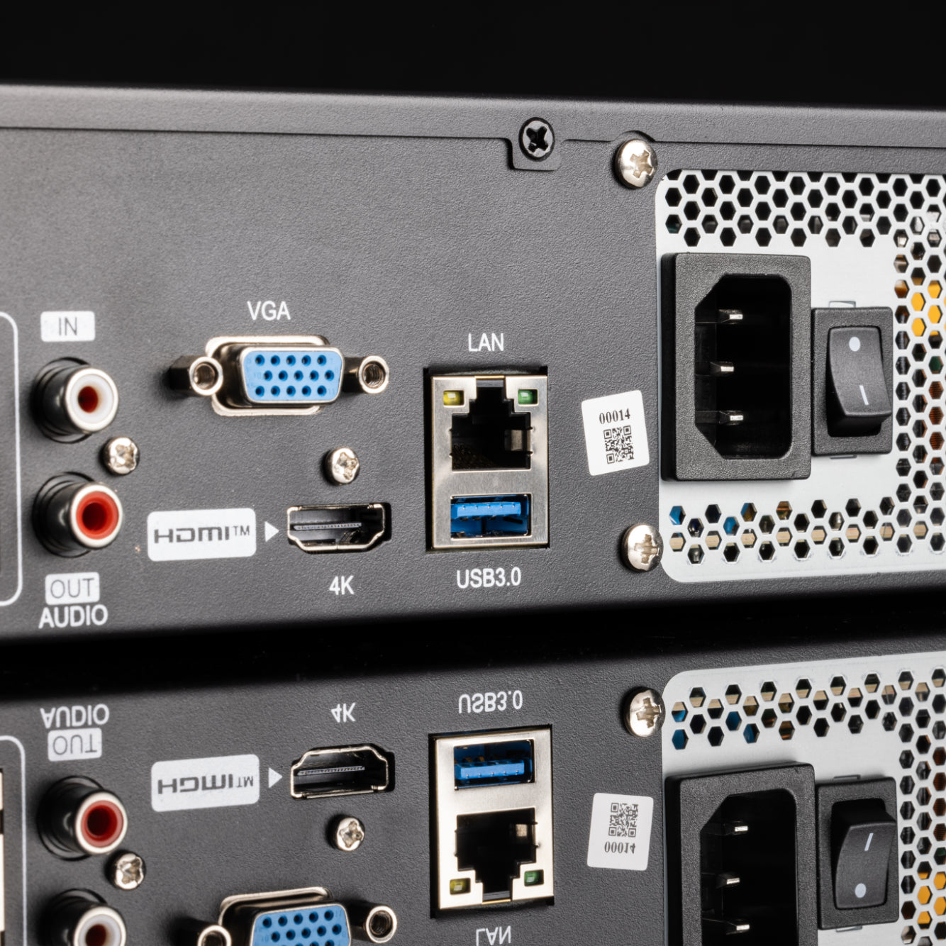 24 Channel PoE NVR with Audio Video HDMI Alarm Ports