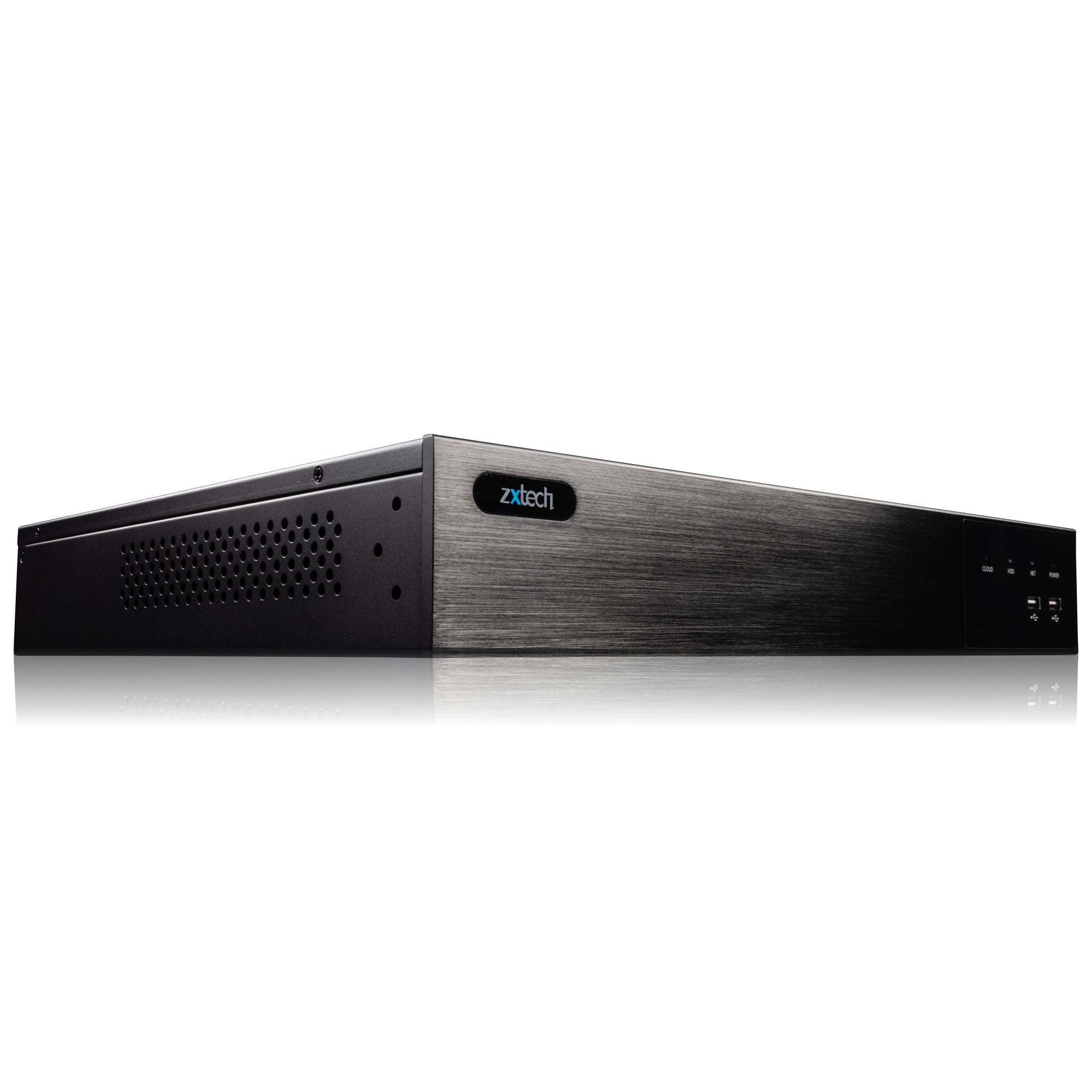 Zxtech Onyx 32CH (24-PoE) 16MP/4K PoE NVR Recorder, 4-Bay 40TB, H.265+, AI Human Detection