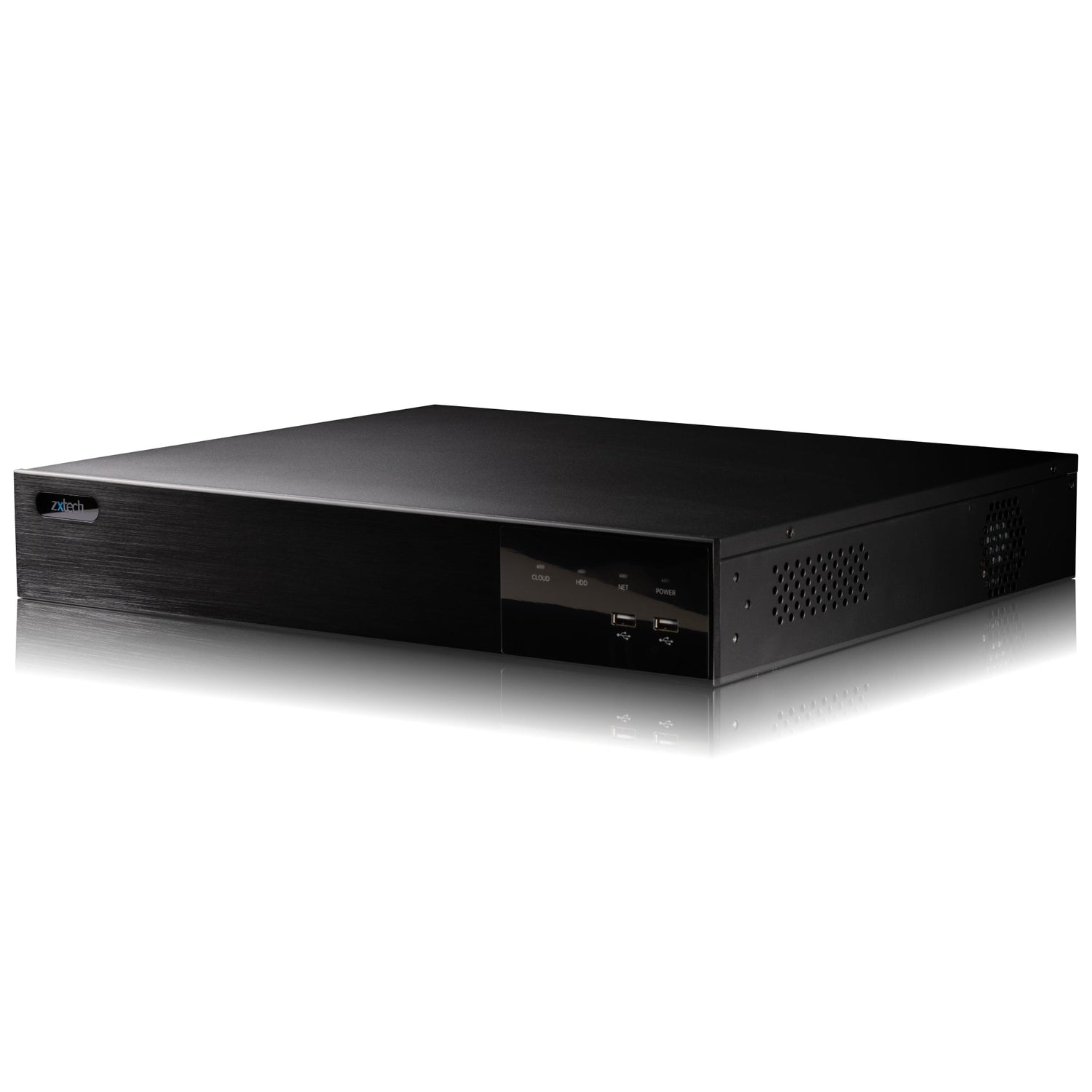 Zxtech Onyx 32CH (24-PoE) 16MP/4K PoE NVR Recorder, 4-Bay 40TB, H.265+, AI Human Detection