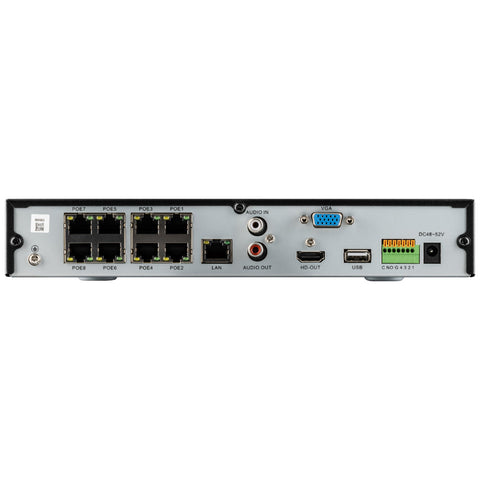 Zxtech IK10 4K PoE CCTV System – 7 x 8 MP Cameras with Sony Starvis, Stealth Night Vision & Built‑in Audio for High‑End Interiors | IK1A4Z