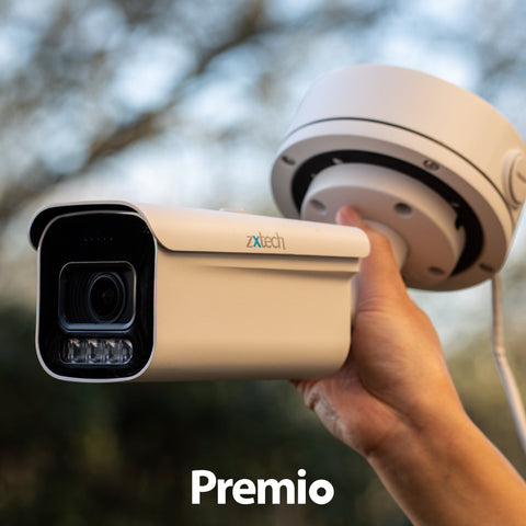 Zxtech Premio AI 4K/8MP/5MP Auto Zoom Audio PoE IP Security Camera