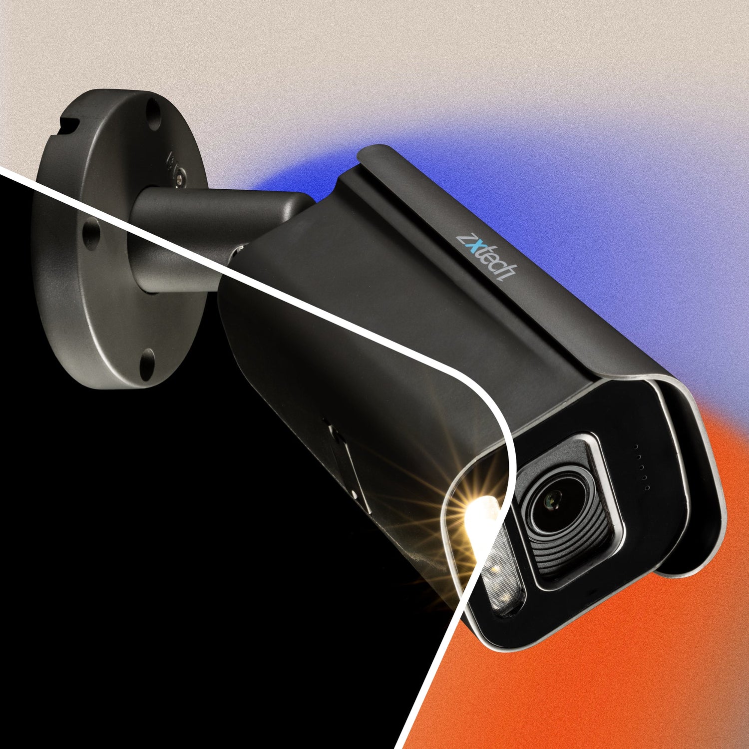 Zxtech Premio 5MP – 5× Motorised Zoom PoE CCTV Camera with Audio – Pro Fusion Light (Enhanced)