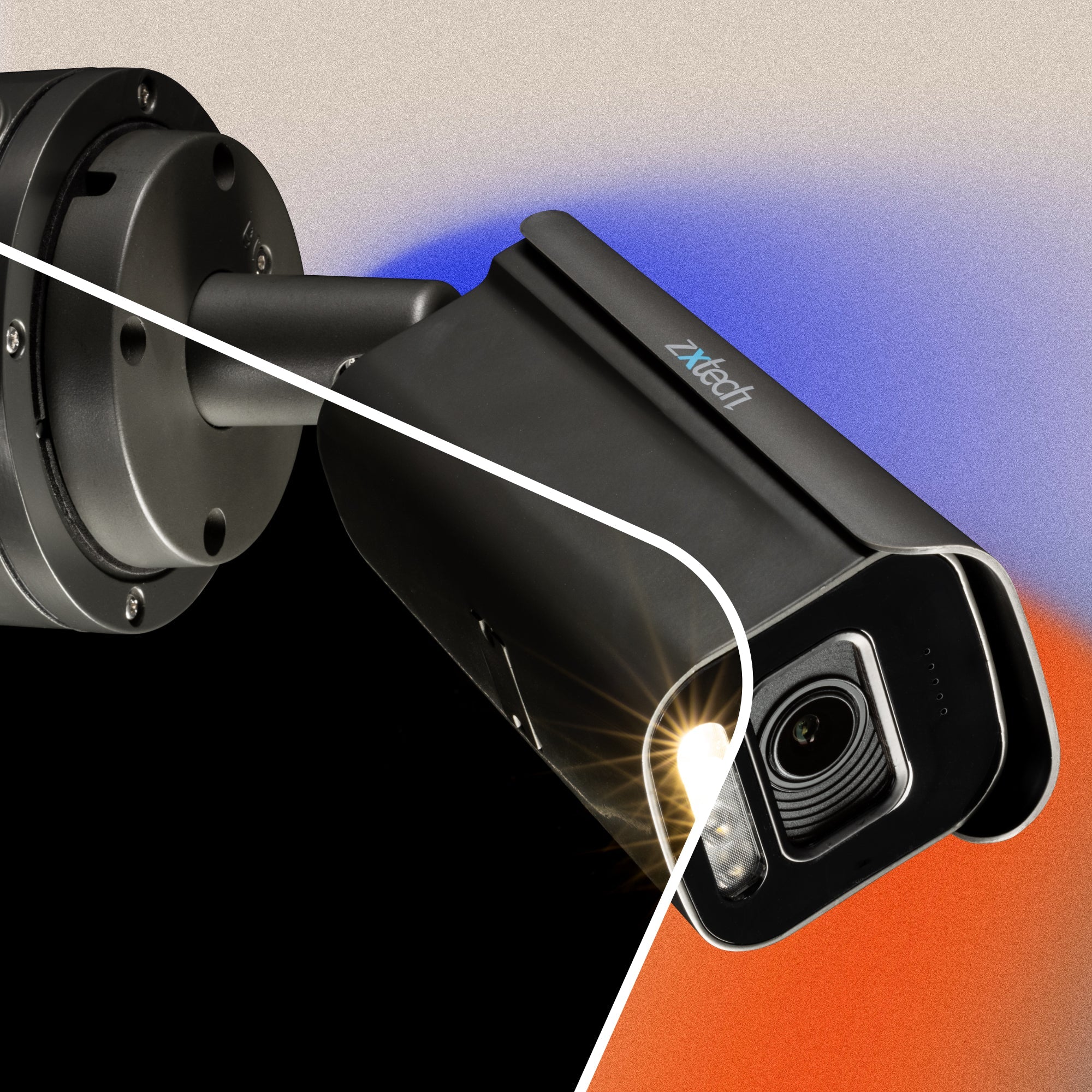 Zxtech Premio 5MP – 5× Motorised Zoom PoE CCTV Camera with Audio – Pro Fusion Light (Enhanced)