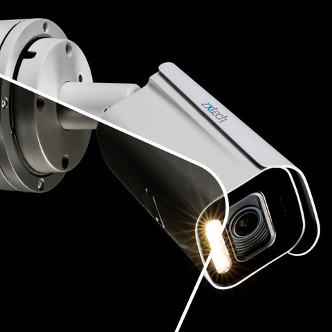 Zxtech 5MP Premio 5× Auto Zoom PoE IP CCTV Camera with Audio | Enhanced Pro Fusion Light