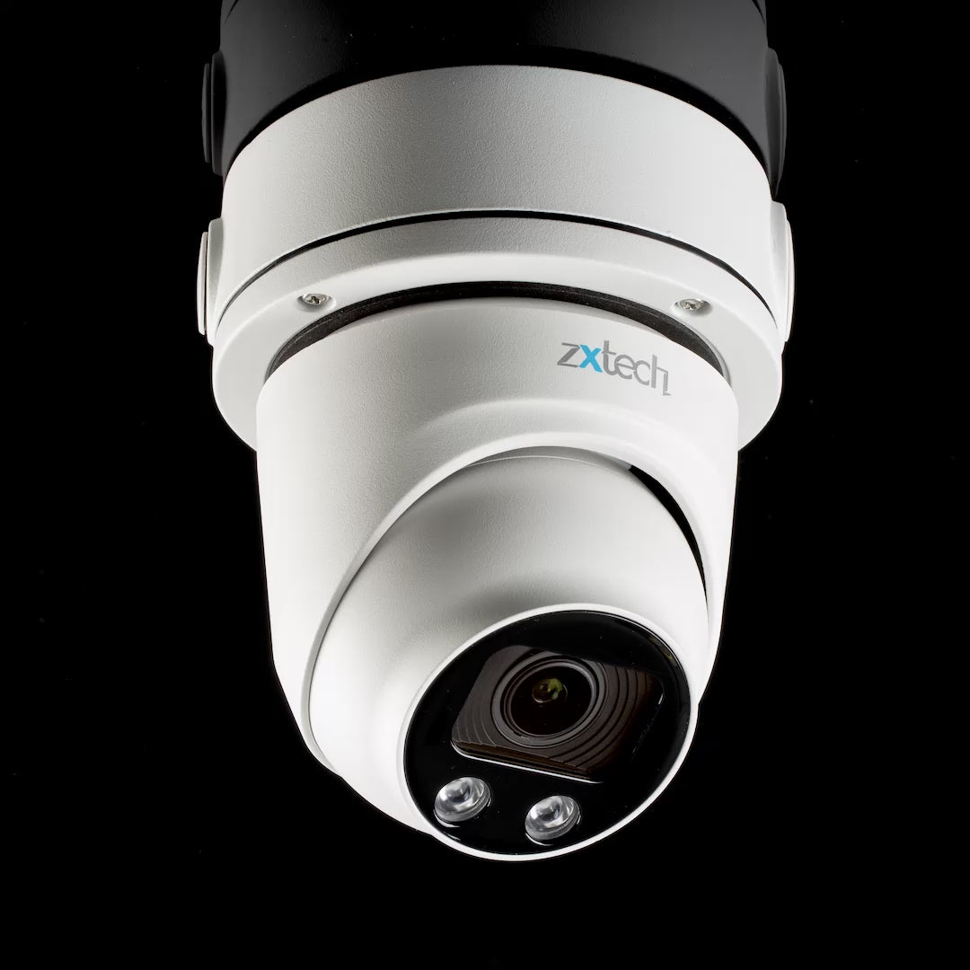 Zxtech Atlas 5MP – 5× Motorised Zoom PoE CCTV Camera with Audio – Pro Fusion Light