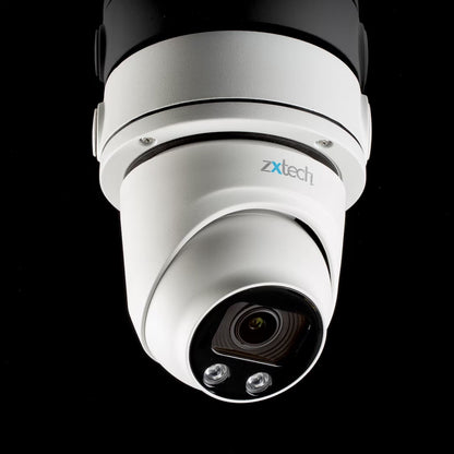 Zxtech Atlas 5MP – 5× Motorised Zoom PoE CCTV Camera with Audio – Pro Fusion Light